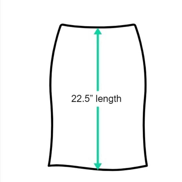 ANN Taylor Factory Tan Pencil Skirt Size 8 - Picture 3 of 3